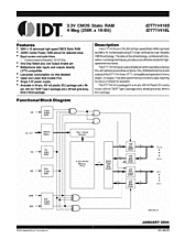 DataSheet IDT71V416L pdf